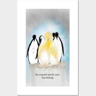 You belong , penguin love, spirt animal, valentines Posters and Art